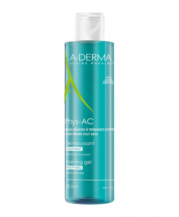 ADERMA PHYS-AC GEL MOUSSANT
