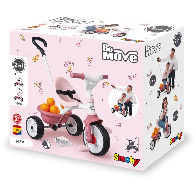 TRICYCLE BE MOVE ROSE 740332
