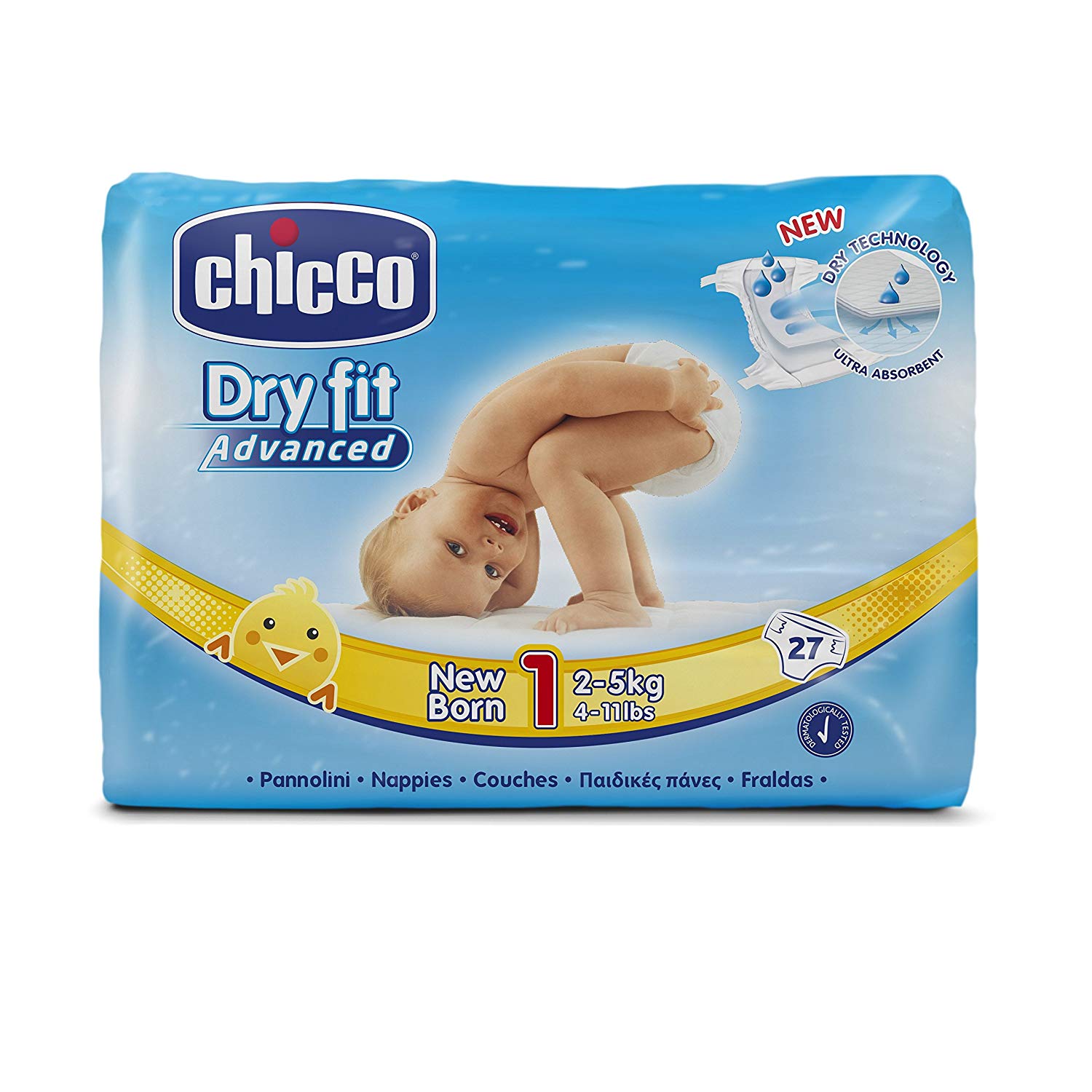 CHIC.COUCHE DRY FIT 16-30KG