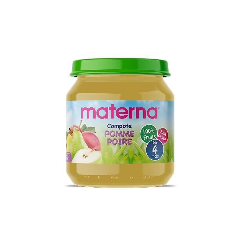 MATERNA COMPOTE POMME POIRE