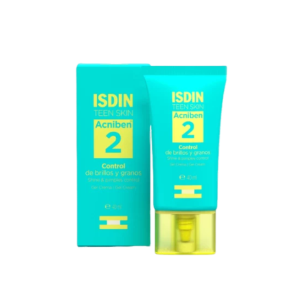 ISDIN Acniben 2 Contrôle Brillance et Boutons 40ml