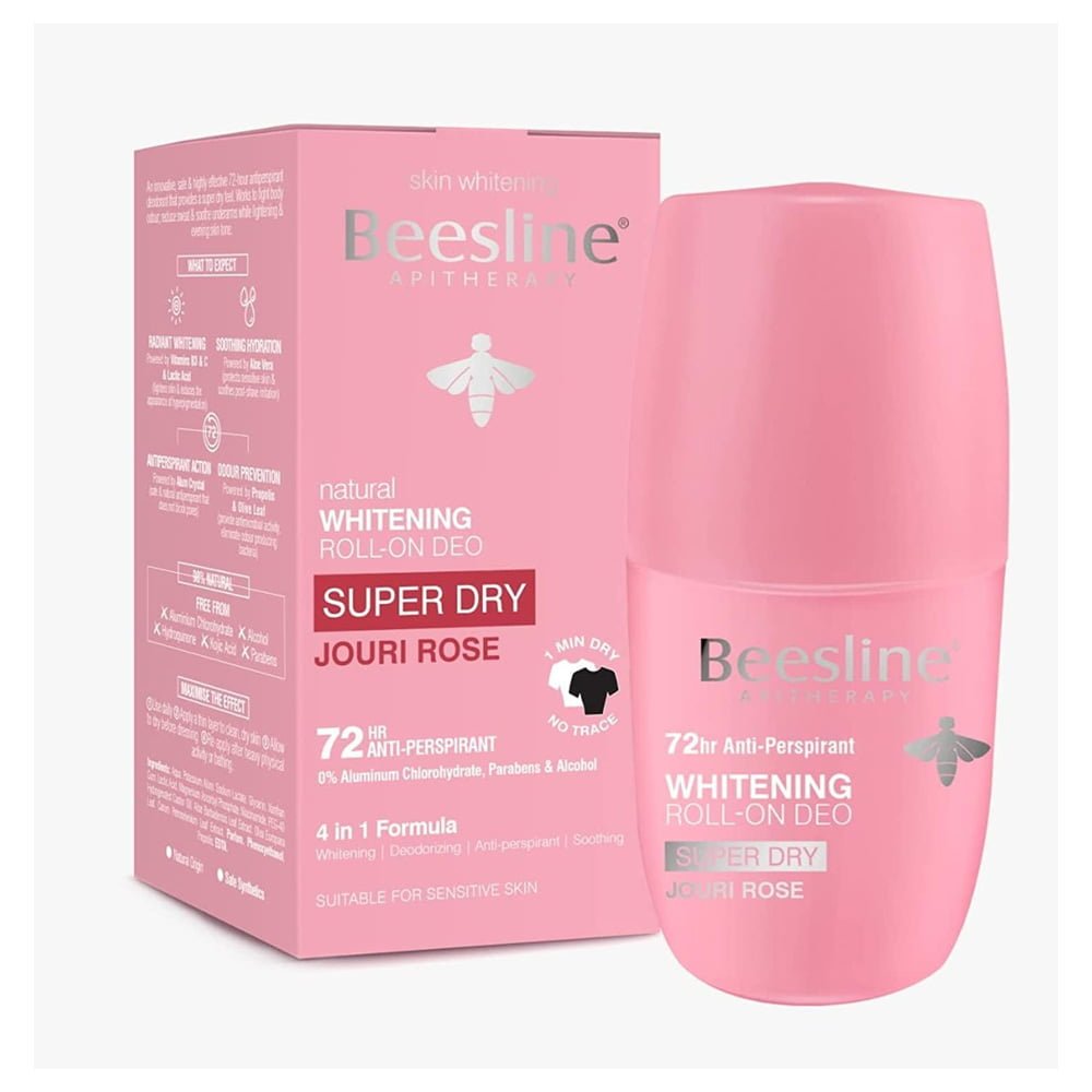 BEESLINE SUPER DRY JOURI ROSE DÉODORANT ROLL ON 50ML