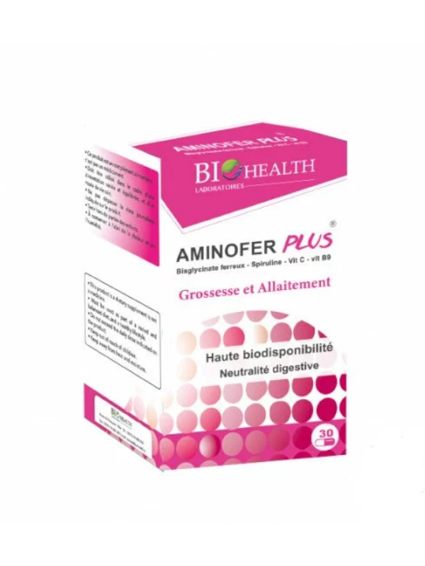 AMINOFER PLUS GROSSESSE ET ALLAITEMENT 30 GÉLULES