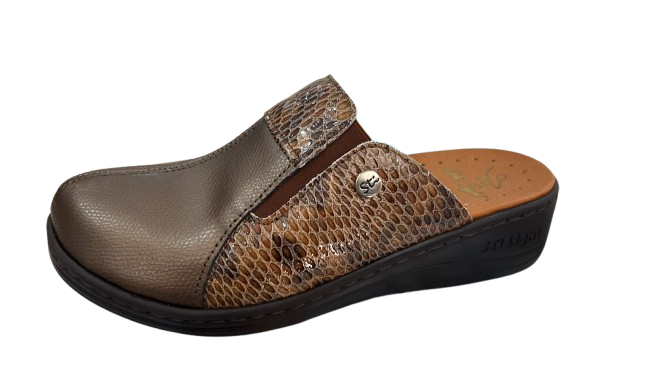 STI SABOT ORTHOPÉDIQUE BRONZE CROCO1