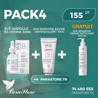 Pack 4: SVR Ampoule B3 Hydra + Sensifine Baume Démaquillant + Sensifine Dermo Nettoyant Gratuit