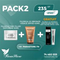 Pack 2: Time-Filler Crème + UV-Bronze SPF50 + UV Defence Gratuit